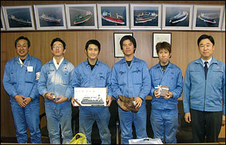 Coming of age day ceremony - Kyokuyo Shipyard 2008