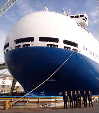 Kyokuyo Shipyard - City of St. Petersburg, Eco-friendly Car Carrier