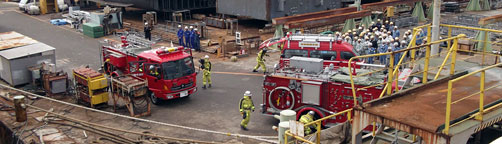 Kyokuyo Shipyard - Fire Drill 2012