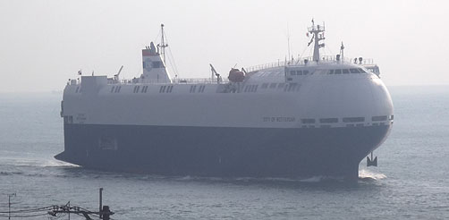 Kyokuyo Shipbuilding Corporation - "St. Petersburg" SSS-bowed pure car carrier