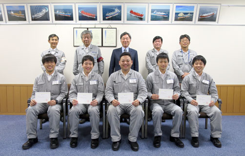 News 209 - New Employees - Kyokuyo Shipyard