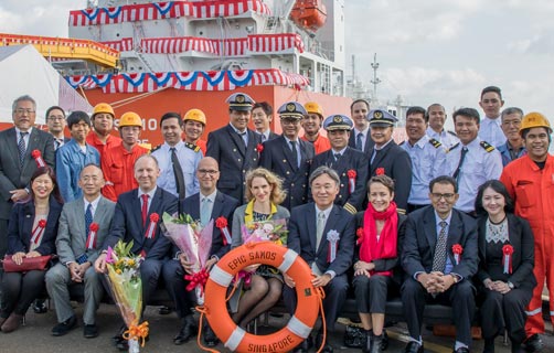 News 220 : The World Trip Continues / naming ceremony of 11,000m3 LPG carrier Epic Samos