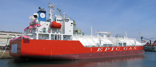 L.P.G. Carrier "EPIC SHIKOKU"  - Kyokuyo Shipyard Corporation