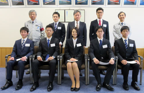 News 225 : Welcome ! 7 new members joined Kyokuyo - Kyokuyo Shipyard